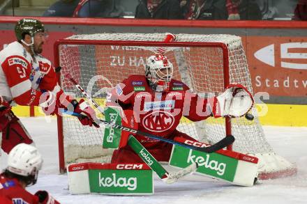 EBEL. Eishockey Bundesliga. EC KAC gegen HCB Suedtirol Alperia.  Sebastian Dahm,   (KAC). Klagenfurt, am 17.2.2023.
Foto: Kuess
www.qspictures.net
---
pressefotos, pressefotografie, kuess, qs, qspictures, sport, bild, bilder, bilddatenbank