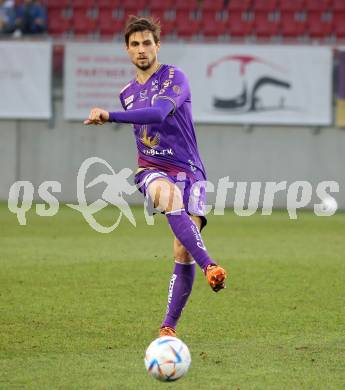 Fussball Bundesliga. SK Austria Klagenfurt gegen RZ Pellets WAC. Thorsten Mahrer (Klagenfurt). Klagenfurt, am 18.2.2023.
Foto: Kuess
---
pressefotos, pressefotografie, kuess, qs, qspictures, sport, bild, bilder, bilddatenbank