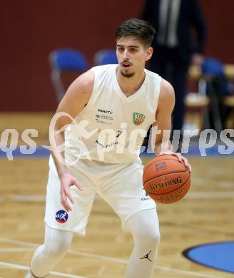 Basketball 2. Liga 2022/2023. Grunddurchgang 17. Runde.  KOS Celovec gegen Kufstein Towers.  Stefan Blazevic (KOS). Klagenfurt, am 18.2.2023.
Foto: Kuess
www.qspictures.net
---
pressefotos, pressefotografie, kuess, qs, qspictures, sport, bild, bilder, bilddatenbank
