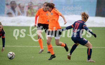 Fussball Testspiel Frauen. SK Austria Klagenfurt gegen FC Bergheim. Antonia Monika Kogler  (Klagenfurt). Klagenfurt, am 18.2.2023.
Foto: Kuess
---
pressefotos, pressefotografie, kuess, qs, qspictures, sport, bild, bilder, bilddatenbank