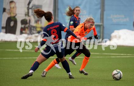 Fussball Testspiel Frauen. SK Austria Klagenfurt gegen FC Bergheim. Franziska Markof  (Klagenfurt). Klagenfurt, am 18.2.2023.
Foto: Kuess
---
pressefotos, pressefotografie, kuess, qs, qspictures, sport, bild, bilder, bilddatenbank