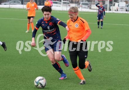 Fussball Testspiel Frauen. SK Austria Klagenfurt gegen FC Bergheim.  Franziska Markof (Klagenfurt). Klagenfurt, am 18.2.2023.
Foto: Kuess
---
pressefotos, pressefotografie, kuess, qs, qspictures, sport, bild, bilder, bilddatenbank