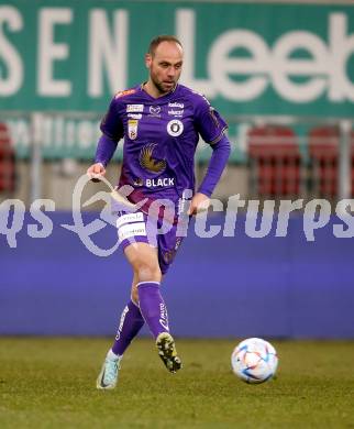 Fussball Bundesliga. SK Austria Klagenfurt gegen RZ Pellets WAC. Rico Benatelli  (Klagenfurt). Klagenfurt, am 18.2.2023.
Foto: Kuess
---
pressefotos, pressefotografie, kuess, qs, qspictures, sport, bild, bilder, bilddatenbank