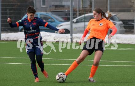 Fussball Testspiel Frauen. SK Austria Klagenfurt gegen FC Bergheim. Alina-Marie Vaschauner  (Klagenfurt). Klagenfurt, am 18.2.2023.
Foto: Kuess
---
pressefotos, pressefotografie, kuess, qs, qspictures, sport, bild, bilder, bilddatenbank