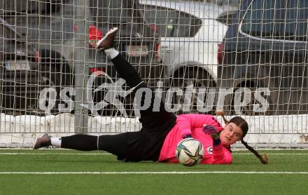 Fussball Testspiel Frauen. SK Austria Klagenfurt gegen FC Bergheim.  Kimberly Prutej (Klagenfurt). Klagenfurt, am 18.2.2023.
Foto: Kuess
---
pressefotos, pressefotografie, kuess, qs, qspictures, sport, bild, bilder, bilddatenbank