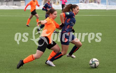 Fussball Testspiel Frauen. SK Austria Klagenfurt gegen FC Bergheim.  Annika Buerger (Klagenfurt). Klagenfurt, am 18.2.2023.
Foto: Kuess
---
pressefotos, pressefotografie, kuess, qs, qspictures, sport, bild, bilder, bilddatenbank