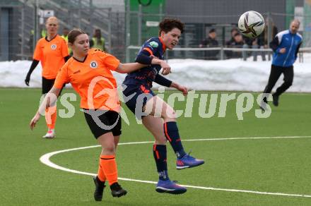 Fussball Testspiel Frauen. SK Austria Klagenfurt gegen FC Bergheim.  Annika Buerger (Klagenfurt). Klagenfurt, am 18.2.2023.
Foto: Kuess
---
pressefotos, pressefotografie, kuess, qs, qspictures, sport, bild, bilder, bilddatenbank