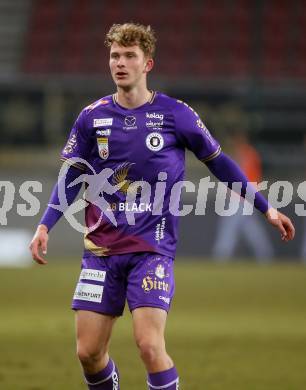 Fussball Bundesliga. SK Austria Klagenfurt gegen RZ Pellets WAC. Nicolas Binder  (Klagenfurt). Klagenfurt, am 18.2.2023.
Foto: Kuess
---
pressefotos, pressefotografie, kuess, qs, qspictures, sport, bild, bilder, bilddatenbank