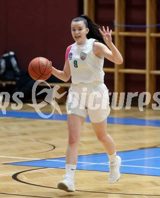 Basketball Damen Superliga. Grunddurchgang 14. Runde. KOS Celovec Damen gegen DBB LZ OOE. Elma Muharemovic  (KOS). Klagenfurt, 25.2.2023.
Foto: Kuess
---
pressefotos, pressefotografie, kuess, qs, qspictures, sport, bild, bilder, bilddatenbank