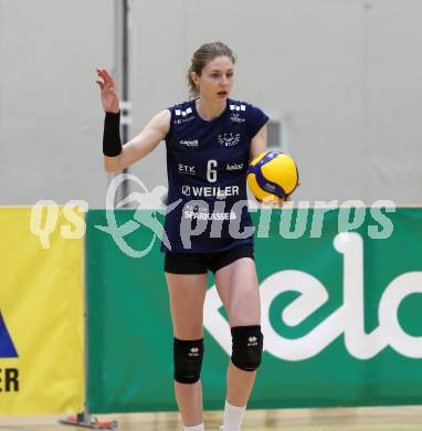 Volleyball. Austrian Volley League Women. ATSC Kelag Wildcats Klagenfurt gegen TI-ROWA-Moser-volley Tirol.  Katharina Holzer  (Klagenfurt).  Klagenfurt, 4.3.2023
Foto: Kuess


---
pressefotos, pressefotografie, kuess, qs, qspictures, sport, bild, bilder, bilddatenbank