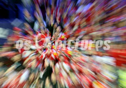 EBEL. Eishockey Bundesliga. VSV gegen KAC.   Fans   (KAC). Klagenfurt, am 7.3.2023.
Foto: Kuess
www.qspictures.net
---
pressefotos, pressefotografie, kuess, qs, qspictures, sport, bild, bilder, bilddatenbank