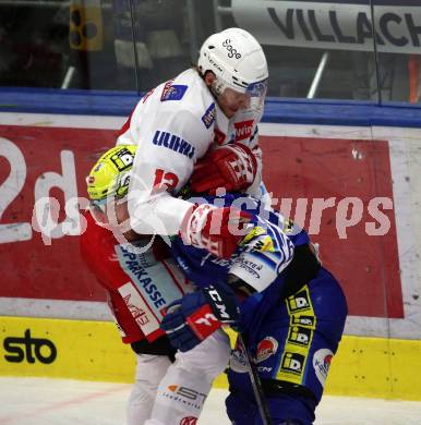 EBEL. Eishockey Bundesliga. VSV gegen KAC.    Robert Sabolic,  (VSV),  David Maier  (KAC). Klagenfurt, am 7.3.2023.
Foto: Kuess
www.qspictures.net
---
pressefotos, pressefotografie, kuess, qs, qspictures, sport, bild, bilder, bilddatenbank