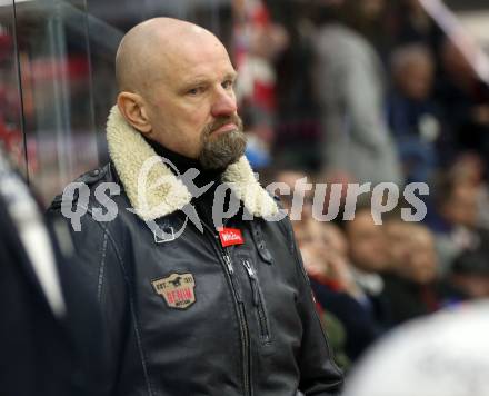 EBEL. Eishockey Bundesliga. KAC gegen VSV.    Trainer Petri Matikainen (KAC). Klagenfurt, am 10.3.2023.
Foto: Kuess
www.qspictures.net
---
pressefotos, pressefotografie, kuess, qs, qspictures, sport, bild, bilder, bilddatenbank