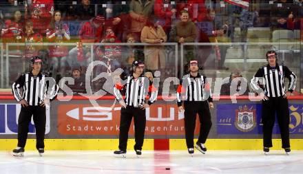 EBEL. Eishockey Bundesliga. KAC gegen VSV.   Schiedsrichter. Klagenfurt, am 10.3.2023.
Foto: Kuess
www.qspictures.net
---
pressefotos, pressefotografie, kuess, qs, qspictures, sport, bild, bilder, bilddatenbank