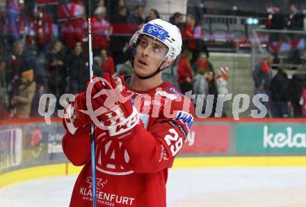 EBEL. Eishockey Bundesliga. KAC gegen VSV.  Mike Zalewski   (KAC). Klagenfurt, am 10.3.2023.
Foto: Kuess
www.qspictures.net
---
pressefotos, pressefotografie, kuess, qs, qspictures, sport, bild, bilder, bilddatenbank