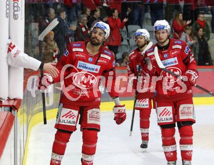 EBEL. Eishockey Bundesliga. KAC gegen VSV.    Lucas Lessio, David Maier (KAC). Klagenfurt, am 10.3.2023.
Foto: Kuess
www.qspictures.net
---
pressefotos, pressefotografie, kuess, qs, qspictures, sport, bild, bilder, bilddatenbank