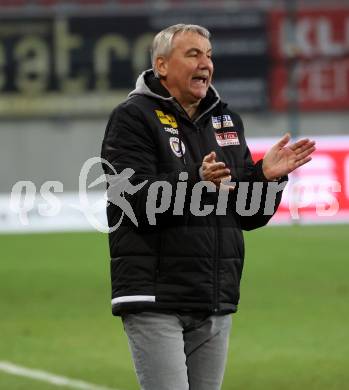 Fussball Bundesliga. SK Austria Klagenfurt gegen TSV Hartberg.  Trainer Peter Pacult (Klagenfurt).  Klagenfurt, am 12.3.2023.
Foto: Kuess
---
pressefotos, pressefotografie, kuess, qs, qspictures, sport, bild, bilder, bilddatenbank