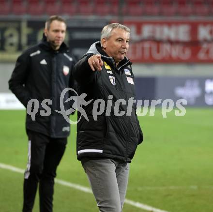 Fussball Bundesliga. SK Austria Klagenfurt gegen TSV Hartberg. Trainer Peter Pacult  (Klagenfurt).  Klagenfurt, am 12.3.2023.
Foto: Kuess
---
pressefotos, pressefotografie, kuess, qs, qspictures, sport, bild, bilder, bilddatenbank