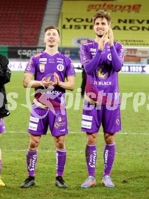 Fussball Bundesliga. SK Austria Klagenfurt gegen TSV Hartberg.  Till Schumacher, Thorsten Mahrer (Klagenfurt).  Klagenfurt, am 12.3.2023.
Foto: Kuess
---
pressefotos, pressefotografie, kuess, qs, qspictures, sport, bild, bilder, bilddatenbank