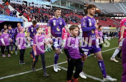 Fussball Bundesliga. SK Austria Klagenfurt gegen TSV Hartberg. Simon Straudi, Andrew Irving  (Klagenfurt).  Klagenfurt, am 12.3.2023.
Foto: Kuess
---
pressefotos, pressefotografie, kuess, qs, qspictures, sport, bild, bilder, bilddatenbank