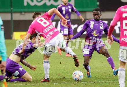 Fussball Bundesliga. SK Austria Klagenfurt gegen TSV Hartberg.  Solomon Owusu Bonnah, (Klagenfurt).  Klagenfurt, am 12.3.2023.
Foto: Kuess
---
pressefotos, pressefotografie, kuess, qs, qspictures, sport, bild, bilder, bilddatenbank