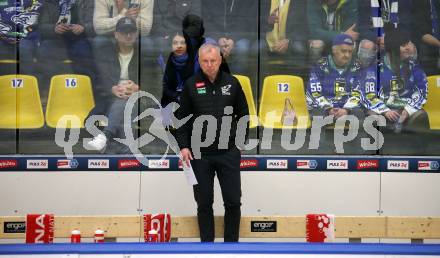 EBEL. Eishockey Bundesliga. EC VSV gegen KAC. Trainer Rob Daum   (VSV).  Villach, am 17.3.2023.
Foto: Kuess
www.qspictures.net
---
pressefotos, pressefotografie, kuess, qs, qspictures, sport, bild, bilder, bilddatenbank