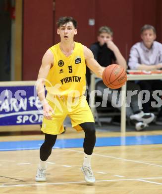 Basketball 2. Liga 2022/2023. Playoff.  2. Runde. Woerthersee Piraten gegen Mistelbach Mustangs.   Felix Leindecker (Piraten). Klagenfurt, am 18.3.2023.
Foto: Kuess
www.qspictures.net
---
pressefotos, pressefotografie, kuess, qs, qspictures, sport, bild, bilder, bilddatenbank