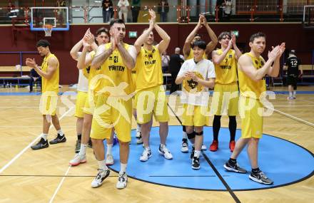 Basketball 2. Liga 2022/2023. Playoff.  2. Runde. Woerthersee Piraten gegen Mistelbach Mustangs.  Jubel  (Piraten). Klagenfurt, am 18.3.2023.
Foto: Kuess
www.qspictures.net
---
pressefotos, pressefotografie, kuess, qs, qspictures, sport, bild, bilder, bilddatenbank