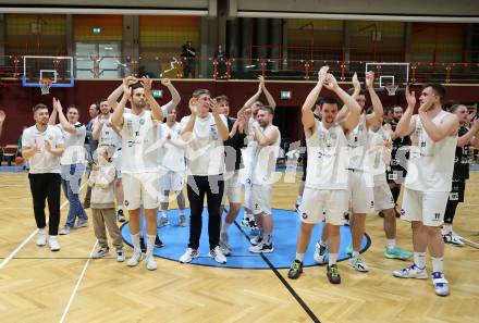 Basketball 2. Liga 2022/2023. Playoff.  2. Runde. KOS Celovec gegen Guessing Blackbirds.   jubel (KOS).  Klagenfurt, am 19.3.2023.
Foto: Kuess
www.qspictures.net
---
pressefotos, pressefotografie, kuess, qs, qspictures, sport, bild, bilder, bilddatenbank