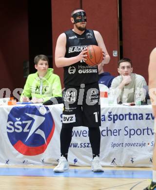 Basketball 2. Liga 2022/2023. Playoff.  2. Runde. KOS Celovec gegen Guessing Blackbirds.   Noah Hajszan   (Guessing). Klagenfurt, am 19.3.2023.
Foto: Kuess
www.qspictures.net
---
pressefotos, pressefotografie, kuess, qs, qspictures, sport, bild, bilder, bilddatenbank