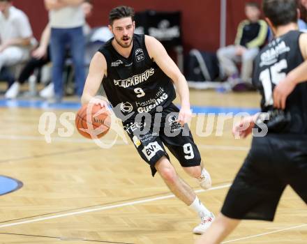 Basketball 2. Liga 2022/2023. Playoff.  2. Runde. KOS Celovec gegen Guessing Blackbirds.   Thomas Linzer (Guessing). Klagenfurt, am 19.3.2023.
Foto: Kuess
www.qspictures.net
---
pressefotos, pressefotografie, kuess, qs, qspictures, sport, bild, bilder, bilddatenbank