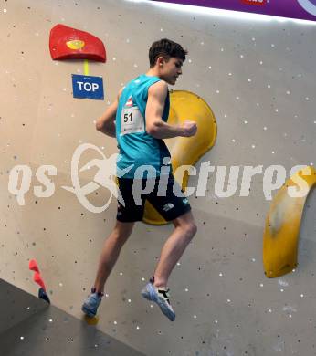 Bouldern. Oesterreichische Meisterschaften. Timo Uznik. Klagenfurt, am 18.3.2023.
Foto: Kuess
---
pressefotos, pressefotografie, kuess, qs, qspictures, sport, bild, bilder, bilddatenbank