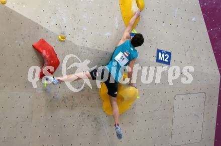 Bouldern. Oesterreichische Meisterschaften. Timo Uznik. Klagenfurt, am 18.3.2023.
Foto: Kuess
---
pressefotos, pressefotografie, kuess, qs, qspictures, sport, bild, bilder, bilddatenbank