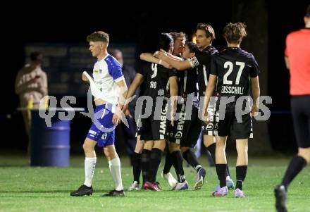 Fussball. Regionalliga. Treibach gegen LASK Amateure OOE.  Torjubel  (LASK). Treibach, 24.3.2023
Foto: Kuess


---
pressefotos, pressefotografie, kuess, qs, qspictures, sport, bild, bilder, bilddatenbank