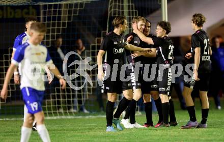 Fussball. Regionalliga. Treibach gegen LASK Amateure OOE. Torjubel   (LASK). Treibach, 24.3.2023
Foto: Kuess


---
pressefotos, pressefotografie, kuess, qs, qspictures, sport, bild, bilder, bilddatenbank