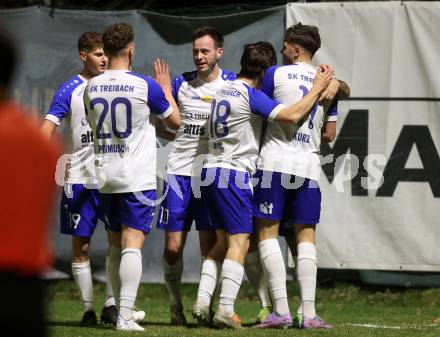 Fussball. Regionalliga. Treibach gegen LASK Amateure OOE.  Torjubel Kevin Vaschauner  (Treibach). Treibach, 24.3.2023
Foto: Kuess


---
pressefotos, pressefotografie, kuess, qs, qspictures, sport, bild, bilder, bilddatenbank