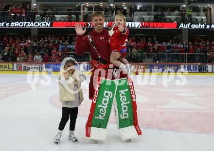 EBEL. Eishockey Bundesliga. EC KAC gegen Salzburg.   Sebastian Dahm  (KAC).  Klagenfurt, am 26.3.2023.
Foto: Kuess
www.qspictures.net
---
pressefotos, pressefotografie, kuess, qs, qspictures, sport, bild, bilder, bilddatenbank