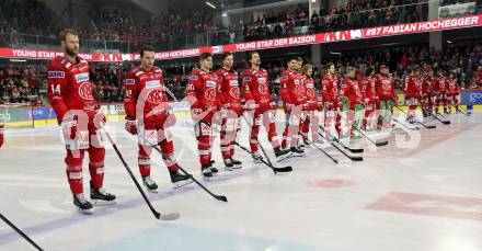 EBEL. Eishockey Bundesliga. EC KAC gegen Salzburg.     (KAC).  Klagenfurt, am 31.3.2023.
Foto: Kuess
www.qspictures.net
---
pressefotos, pressefotografie, kuess, qs, qspictures, sport, bild, bilder, bilddatenbank