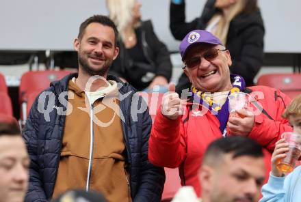 Fussball Bundesliga. SK Austria Klagenfurt gegen Salzburg. Gernot Messner, Joe Tiger Pachler.  Klagenfurt, am 2.4.2023.
Foto: Kuess
---
pressefotos, pressefotografie, kuess, qs, qspictures, sport, bild, bilder, bilddatenbank
