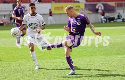 Fussball Bundesliga. SK Austria Klagenfurt gegen Sturm Graz.  Florian Jaritz (Klagenfurt).  Klagenfurt, am 16.4.2023.
Foto: Kuess
---
pressefotos, pressefotografie, kuess, qs, qspictures, sport, bild, bilder, bilddatenbank