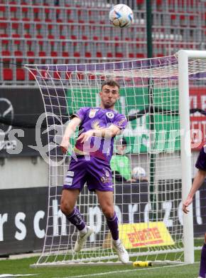 Fussball Bundesliga. SK Austria Klagenfurt gegen Sturm Graz.  Andrew Irving (Klagenfurt).  Klagenfurt, am 16.4.2023.
Foto: Kuess
---
pressefotos, pressefotografie, kuess, qs, qspictures, sport, bild, bilder, bilddatenbank