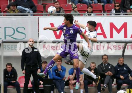 Fussball Bundesliga. SK Austria Klagenfurt gegen Sturm Graz.  Sebastian Guerra Soto (Klagenfurt).  Klagenfurt, am 16.4.2023.
Foto: Kuess
---
pressefotos, pressefotografie, kuess, qs, qspictures, sport, bild, bilder, bilddatenbank