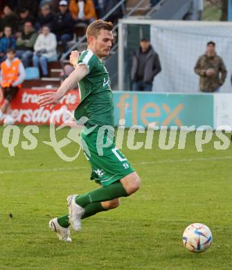 Fussball. Regionalliga. Treibach gegen DSV Leoben.   Thomas Hirschhofer  (Leoben). Treibach, 21.4.2023.
Foto: Kuess


---
pressefotos, pressefotografie, kuess, qs, qspictures, sport, bild, bilder, bilddatenbank