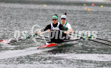 Rudern. Katharina Lobnig, Magdalena Lobnig. Klagenfurt, am 29.4.2023.
Foto: Kuess


---
pressefotos, pressefotografie, kuess, qs, qspictures, sport, bild, bilder, bilddatenbank