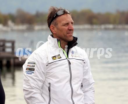 Rudern. Trainer Kurt Traer. Klagenfurt, am 29.4.2023.
Foto: Kuess


---
pressefotos, pressefotografie, kuess, qs, qspictures, sport, bild, bilder, bilddatenbank