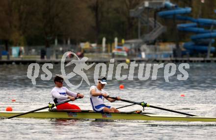Rudern. Fabian Grillhofer, Vitus Haider. Klagenfurt, am 29.4.2023.
Foto: Kuess


---
pressefotos, pressefotografie, kuess, qs, qspictures, sport, bild, bilder, bilddatenbank
