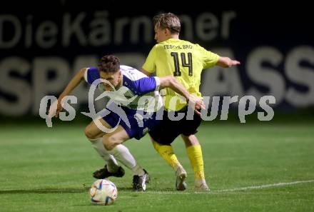 Fussball Rgionalliga. Treibach gegen Allerheiligen.  Hanno Ulrich Wachernig  (Treibach),   Fabio Pistrich (Allerheiligen). Treibach 5.5.2023.
Foto: Kuess


---
pressefotos, pressefotografie, kuess, qs, qspictures, sport, bild, bilder, bilddatenbank