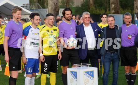 Fussball Rgionalliga. Treibach gegen Allerheiligen.  designierter OEFB Praesident Klaus Mitterdorfer.  Treibach 5.5.2023.
Foto: Kuess


---
pressefotos, pressefotografie, kuess, qs, qspictures, sport, bild, bilder, bilddatenbank