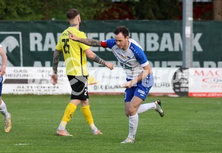Fussball Rgionalliga. Treibach gegen Allerheiligen.   Torjubel Kevin Vaschauner  (Treibach). Treibach 5.5.2023.
Foto: Kuess


---
pressefotos, pressefotografie, kuess, qs, qspictures, sport, bild, bilder, bilddatenbank
