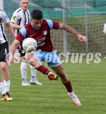 Fussball Kaerntner Liga. Bleiburg gegen Maria Saal.  Damjan Jovanovic  (Maria Saal). Bleiburg 6.5.2023.
Foto: Kuess


---
pressefotos, pressefotografie, kuess, qs, qspictures, sport, bild, bilder, bilddatenbank